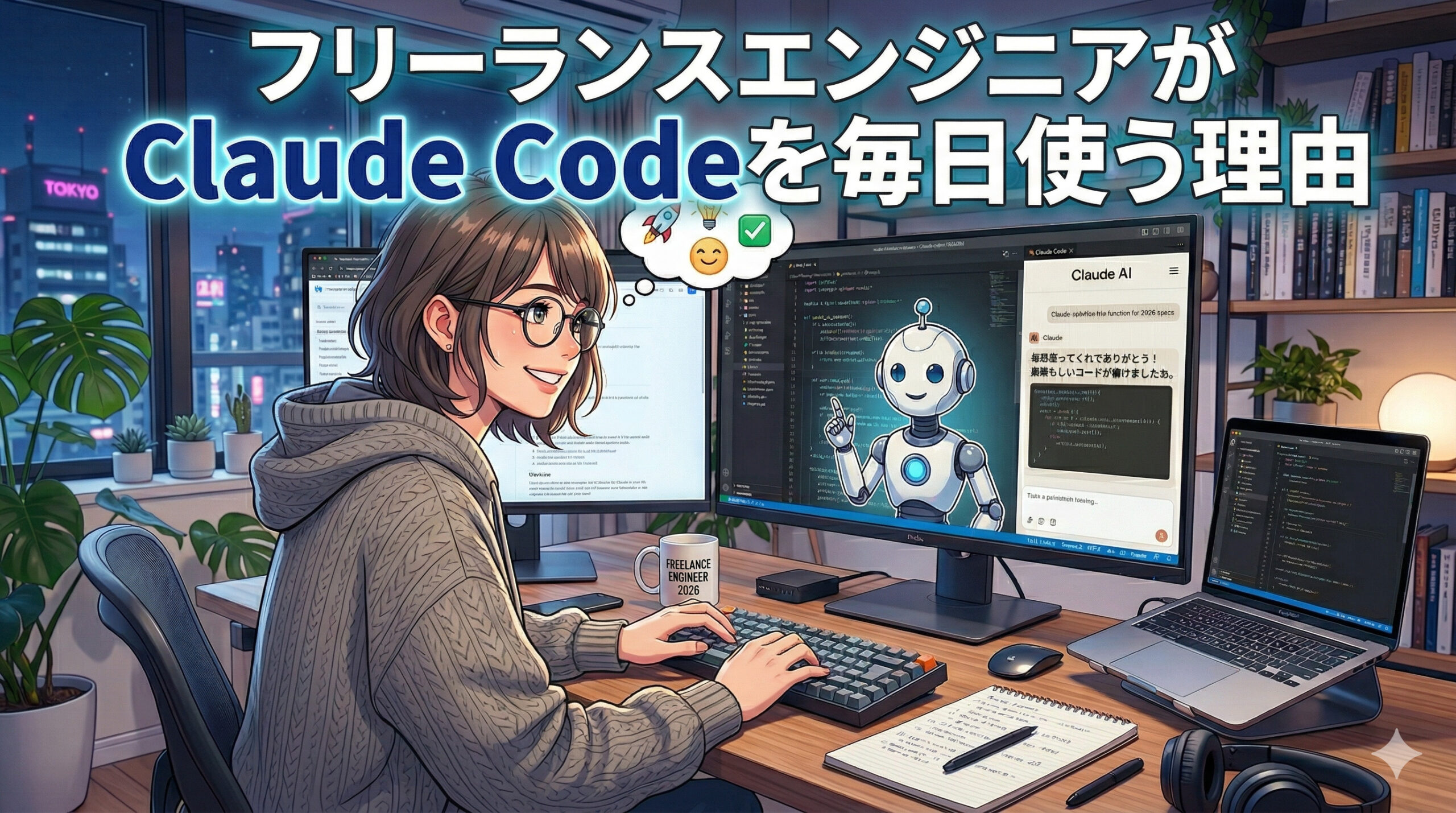【2026年版】フリーランスエンジニアがClaude Codeを毎日使う理由｜実作業で感じた変化を正直に書く